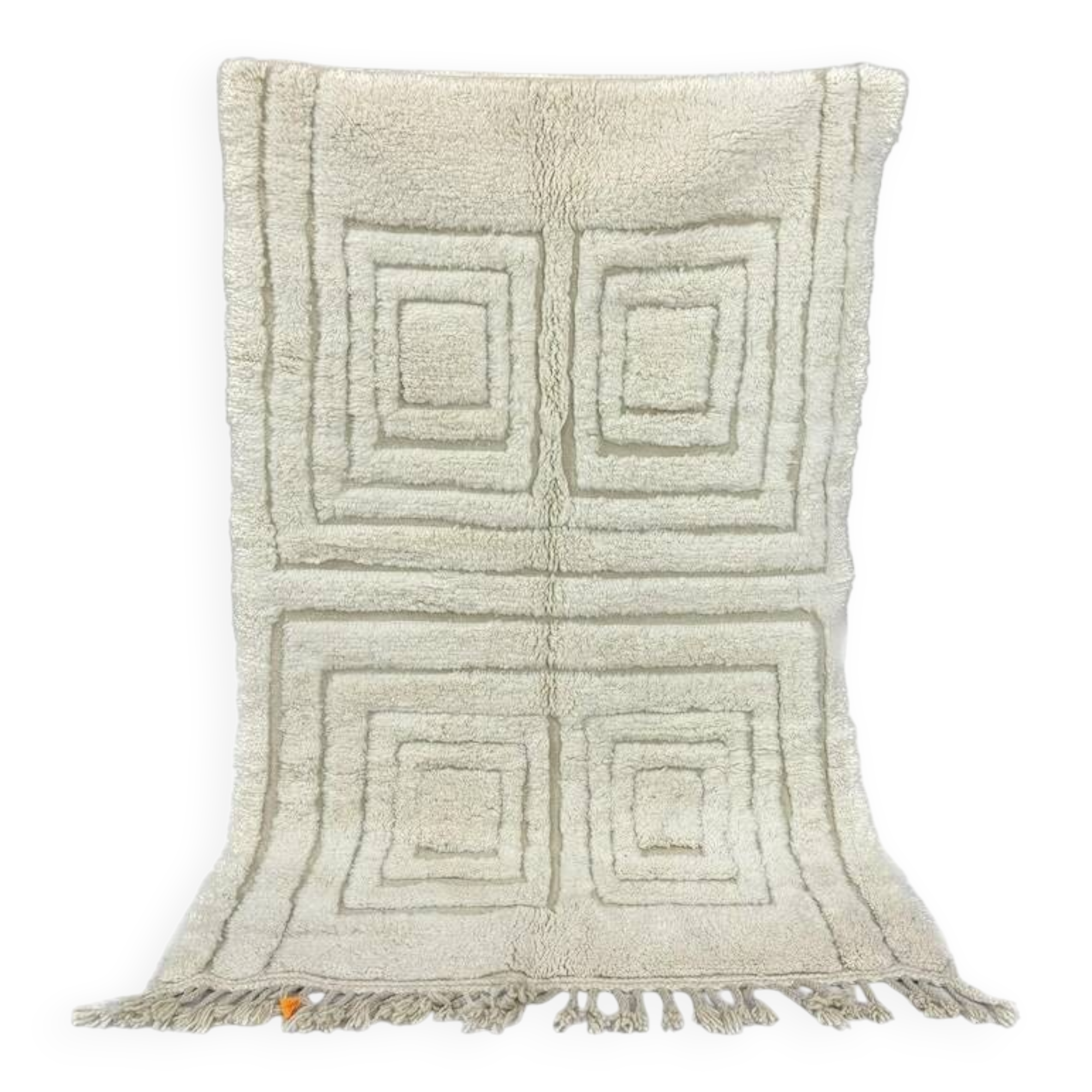 Moroccan Berber rug in natural wool 250cm x 150cm