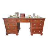Small Desk with Drawers in Mahogany, 19th Century