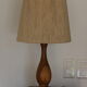Pied de lampe bois « quille » 360mm (sans abat-jour)
