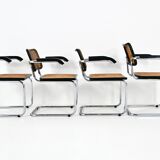 Set of 4 Style B32 Dining Chairs by Marcel Breuer