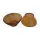 Duo de bols ambrés