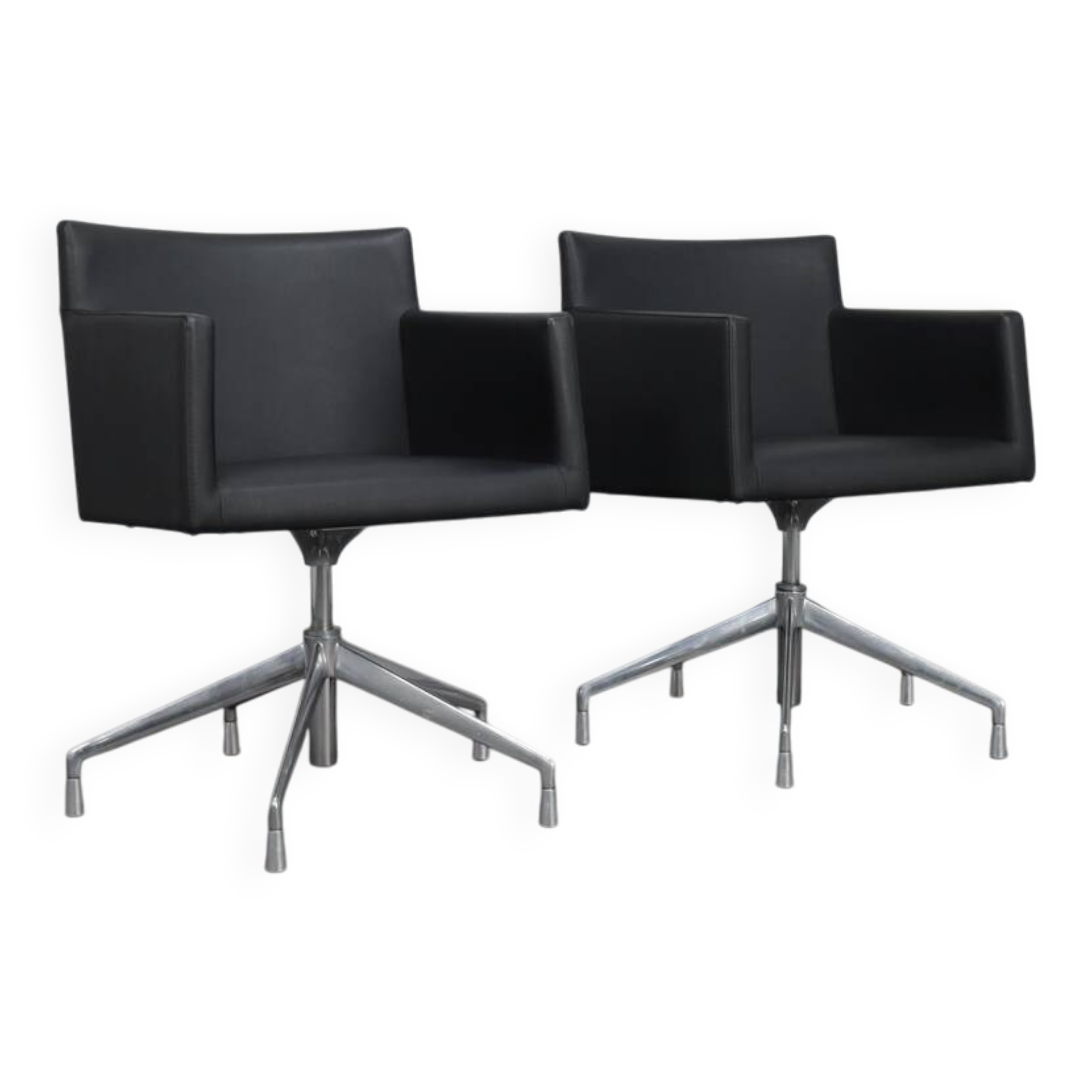 Masai swivel armchairs by Lievore Altherr Molina for Arper, Italy, 2000s