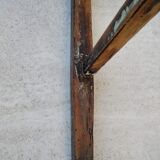 Patinated coffee farmhouse table