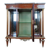 Parisian Louis XVI mahogany display case circa 1800