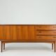 Vintage teak sideboard Bartels mid-century 60s design chest of drawers