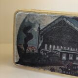 Sheet metal box screen printing old station