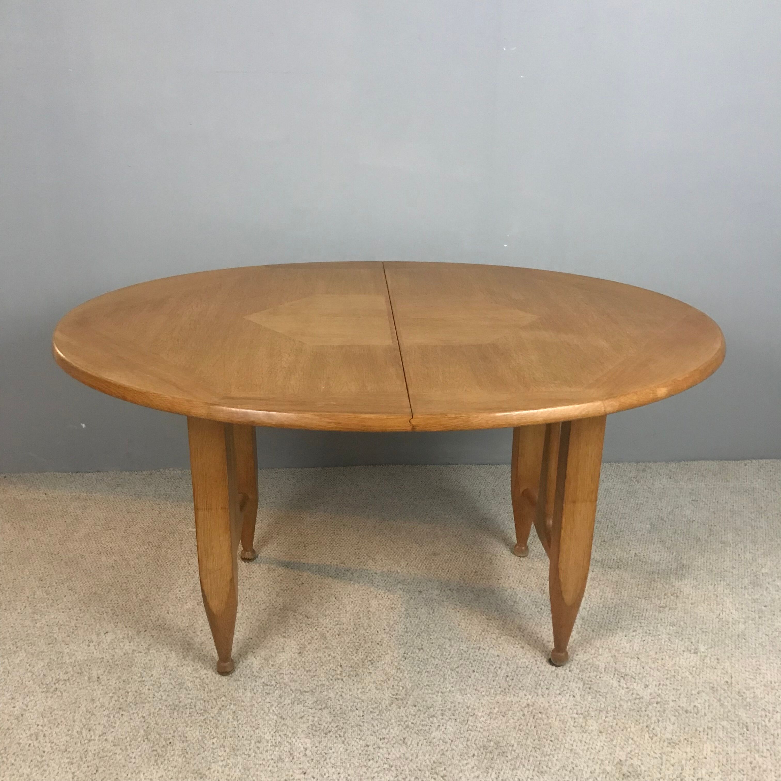 Dining table by Guillerme & Chambron 1960