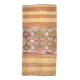 3x6 Light Yellow & Brown Turkish Kilim Rug, 83x173