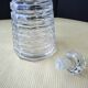 Glass perfume or eau de toilette bottle
