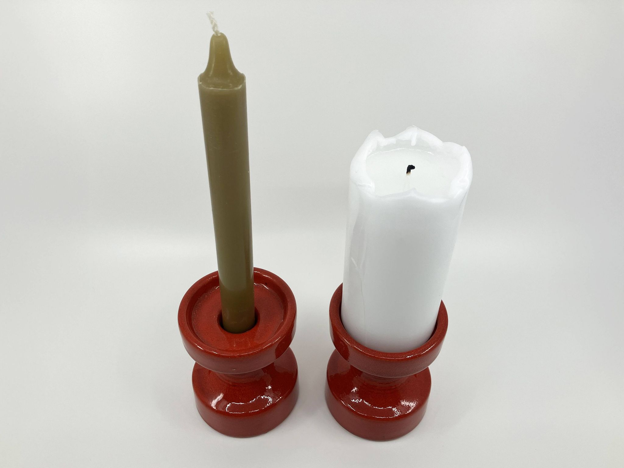 2 Steuler ceramic candle holders • Design Cari Zalloni • Circa 60-70