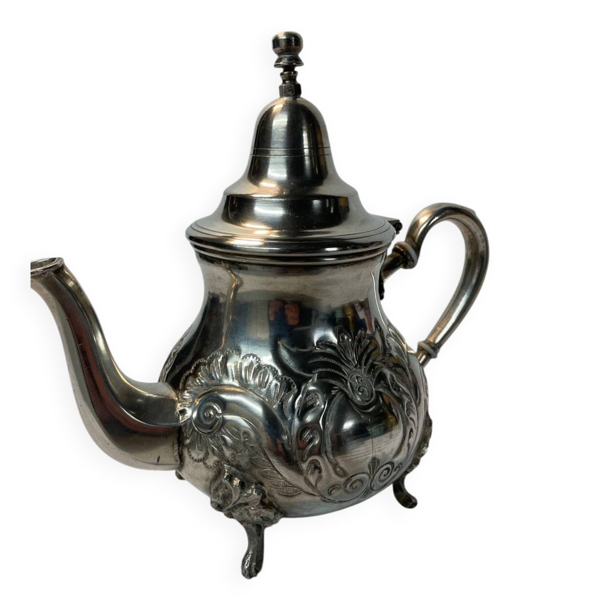 Silver-plated teapot