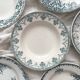 6 mismatched Saint Amand ironstone soup plates