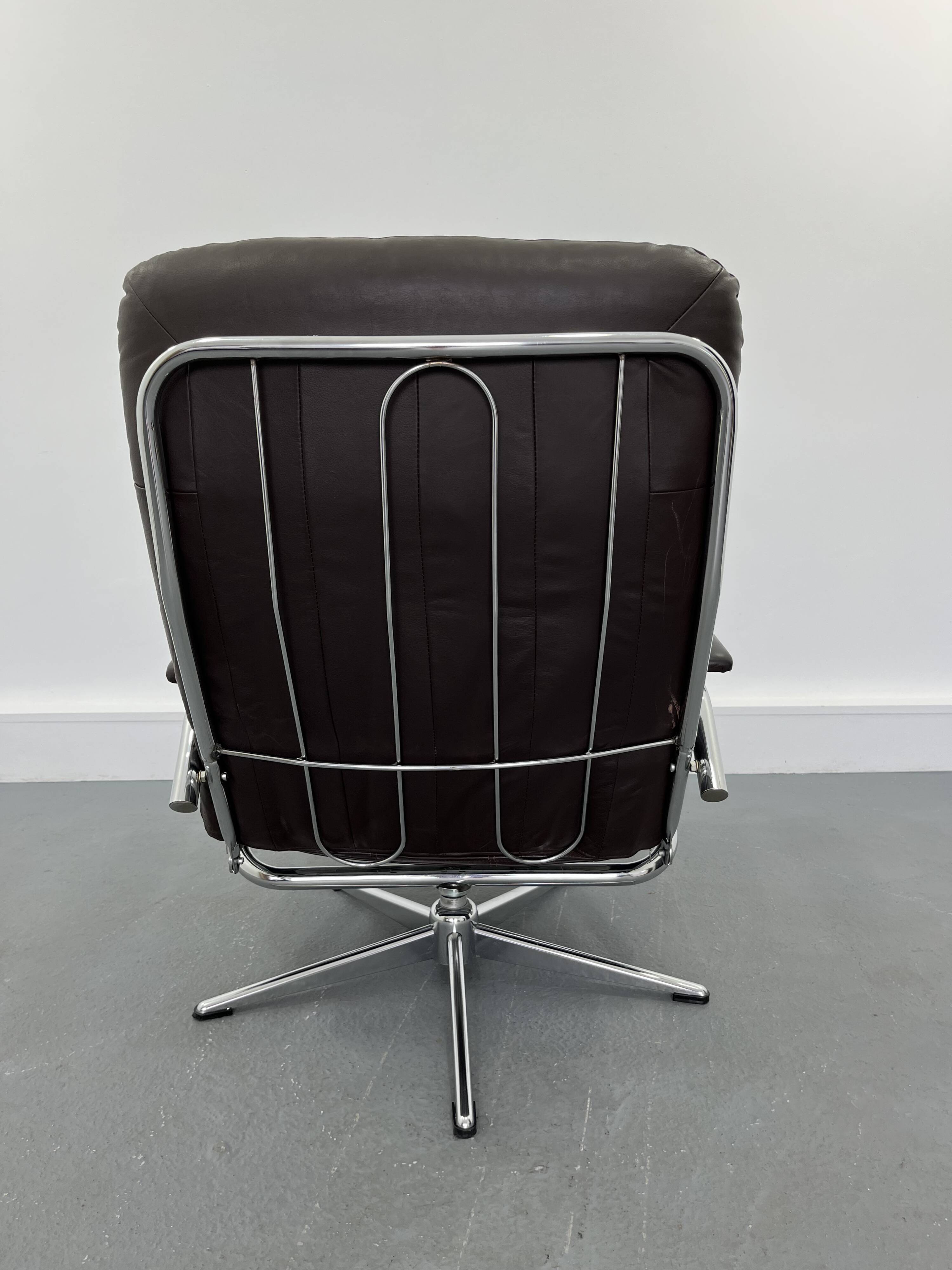 Leather armchair, 1960s