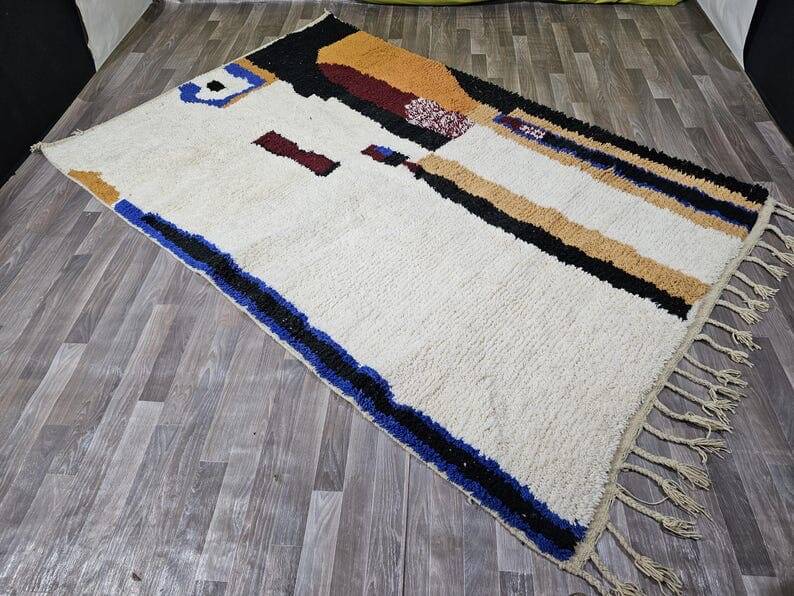 Tapis en laine pure fait main artisanale taille 200 x 300 cm