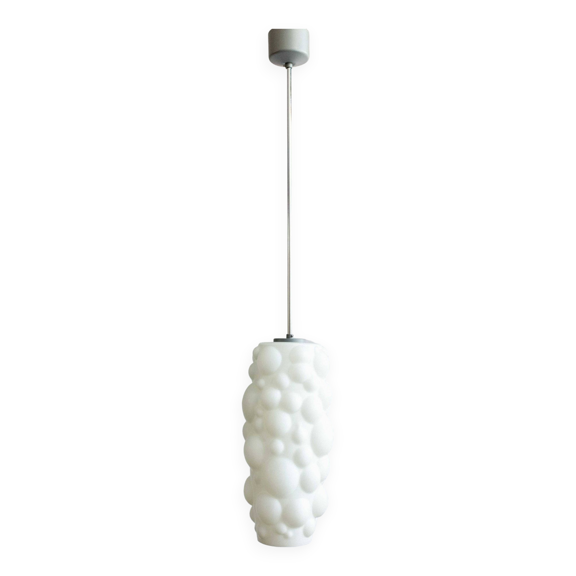 Vintage Czech Hanging Lamp by Osvětlovací Sklo, 1970s