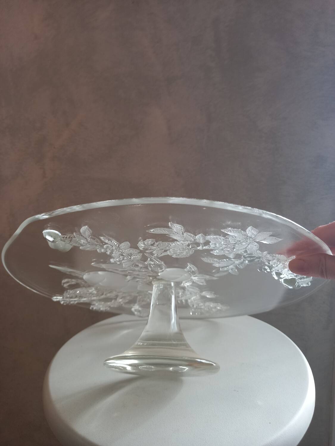 Glass pie dish