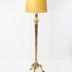Lampadaire italien Gesso en bois doré