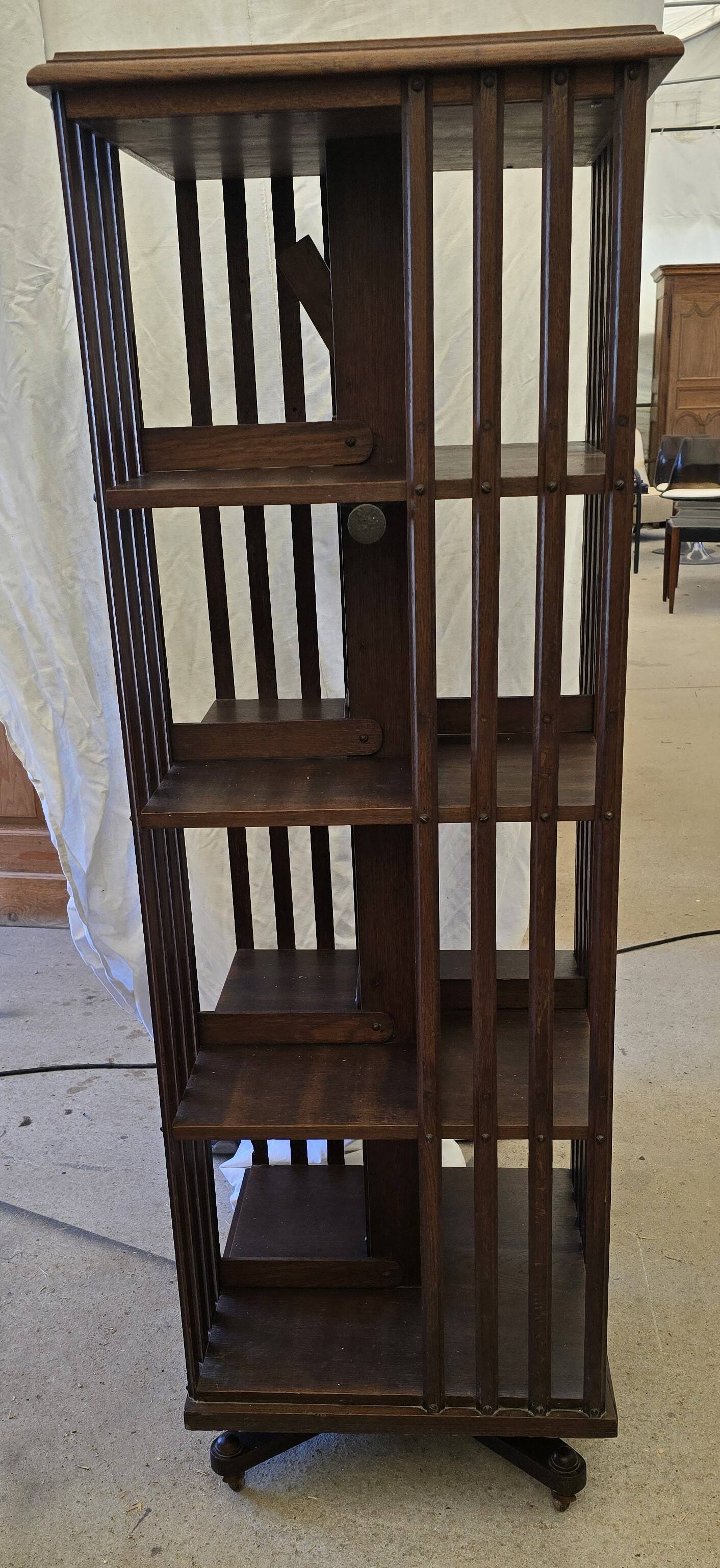 Victorian-era revolving library