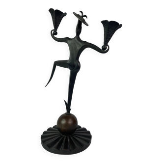 Chandelier dancing clown Dagobert Pechce Wiener Werkstatte