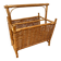 Rattan magazine rack - 60s/70s - Riviera spirit