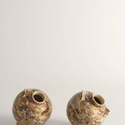 Satsuma Earthenware Vases, Hand-Painted Polychrome, Japan, Set of 2