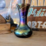 Iridescent Art Nouveau vase with multicoloured reflections attributed to Loetz.