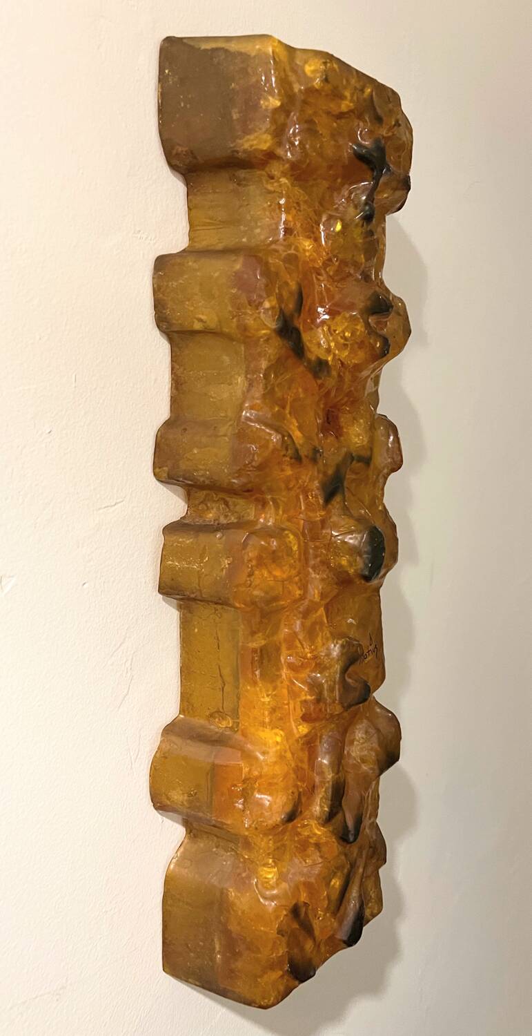 Matius Totem French Pop Art wall lights, sculpture, 1970