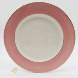 6 Flat Plates Stamped “L'Amandinoise”.