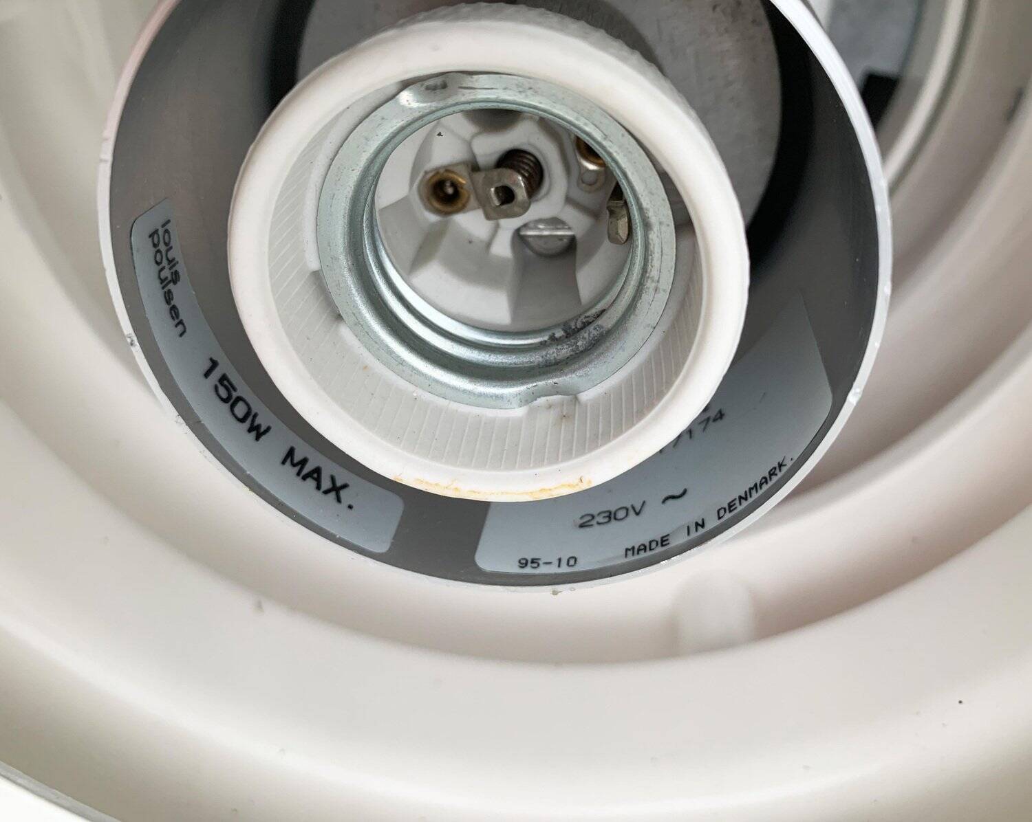 Maxi Nyhavn suspension Danish mid-century by Alfred Homann and Ole v. Kjær for Louis Poulsen