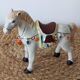 Painted porcelain horse statuette