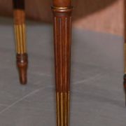 Pair of Carved Golden Wood Accent Chairs