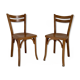 Paire de chaises bistrot Baumann