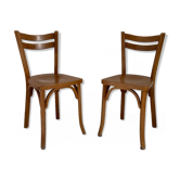 Pair of Baumann bistro chairs