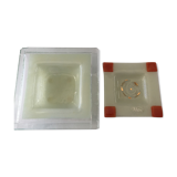 Ashtray & pocket trays melted glass from murano "albatross" venezia italy