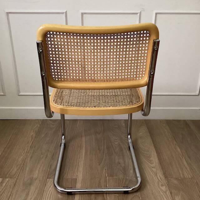 Breuer chair in cane and light wood