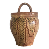 Poterie murale terre cuite émaillée