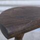 Turned wooden tripod stool