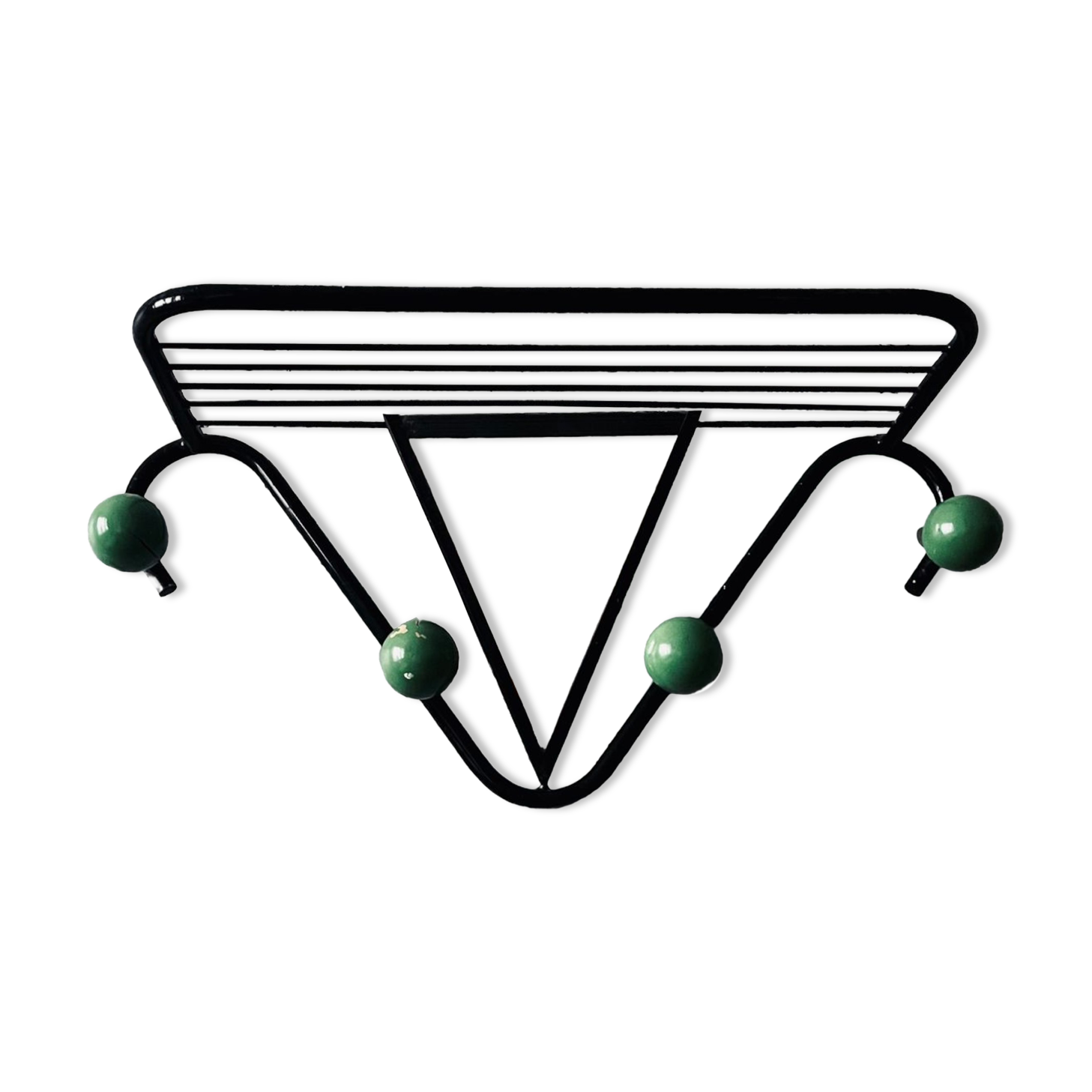 Portemanteaux métal avec miroir