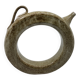 Vintage glazed stoneware pitcher in sculptural ring shape (1970s)