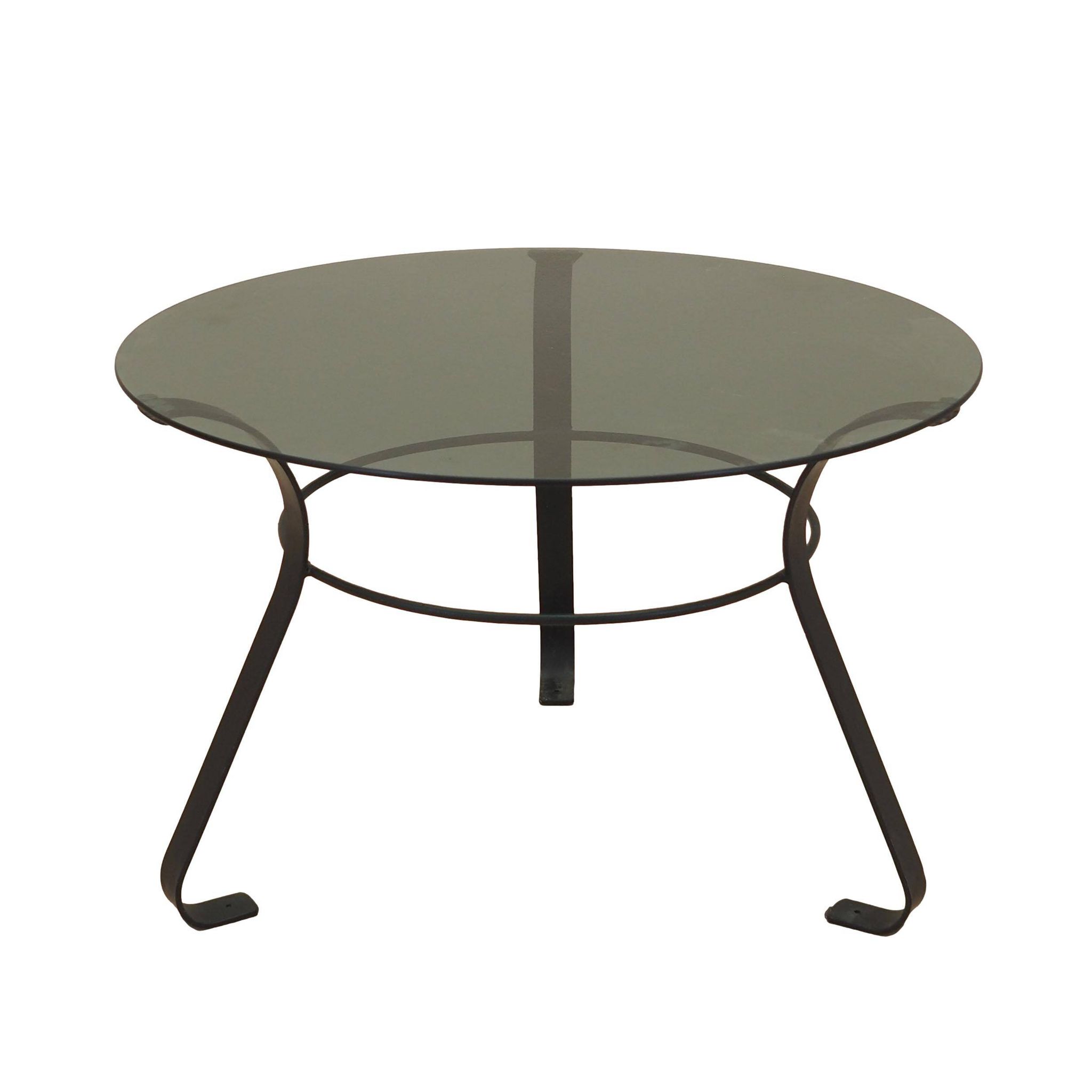 Table basse en verre, design danois, années 1970, production : Danemark