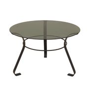 Table basse en verre, design danois, années 1970, production : Danemark