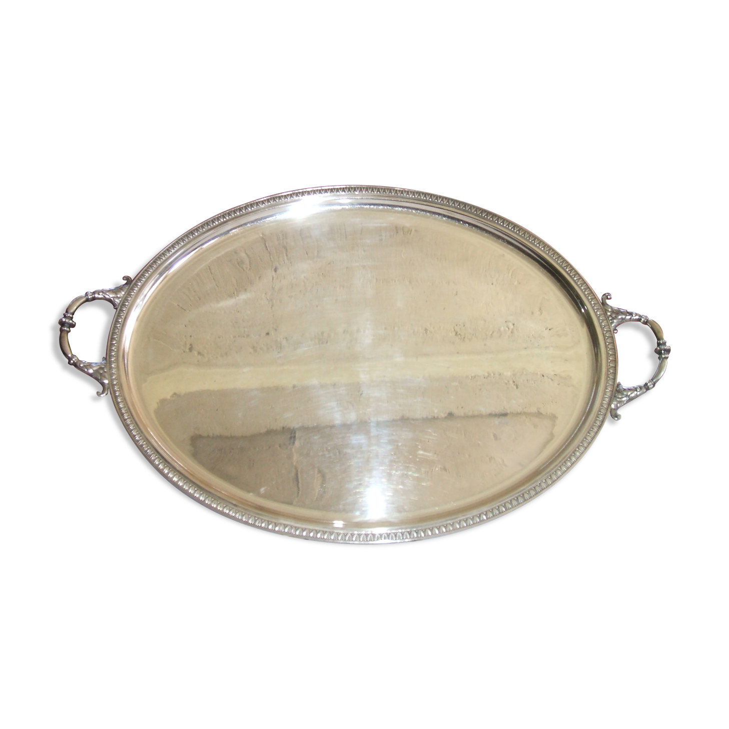 Louis XVI style silver metal TRAY