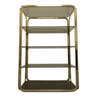 Etagère italienne Hollywood Regency, années 70-80