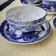 6 Japanese porcelain tea cups Dragon decoration