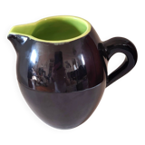 Two-tone ceramic pitcher Keramos Sèvres 1960s