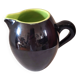 Two-tone ceramic pitcher Keramos Sèvres 1960s