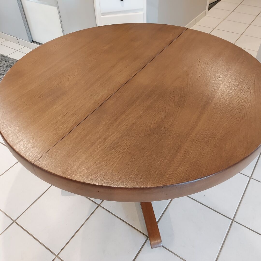 Vintage extendable table Baumann 1970s