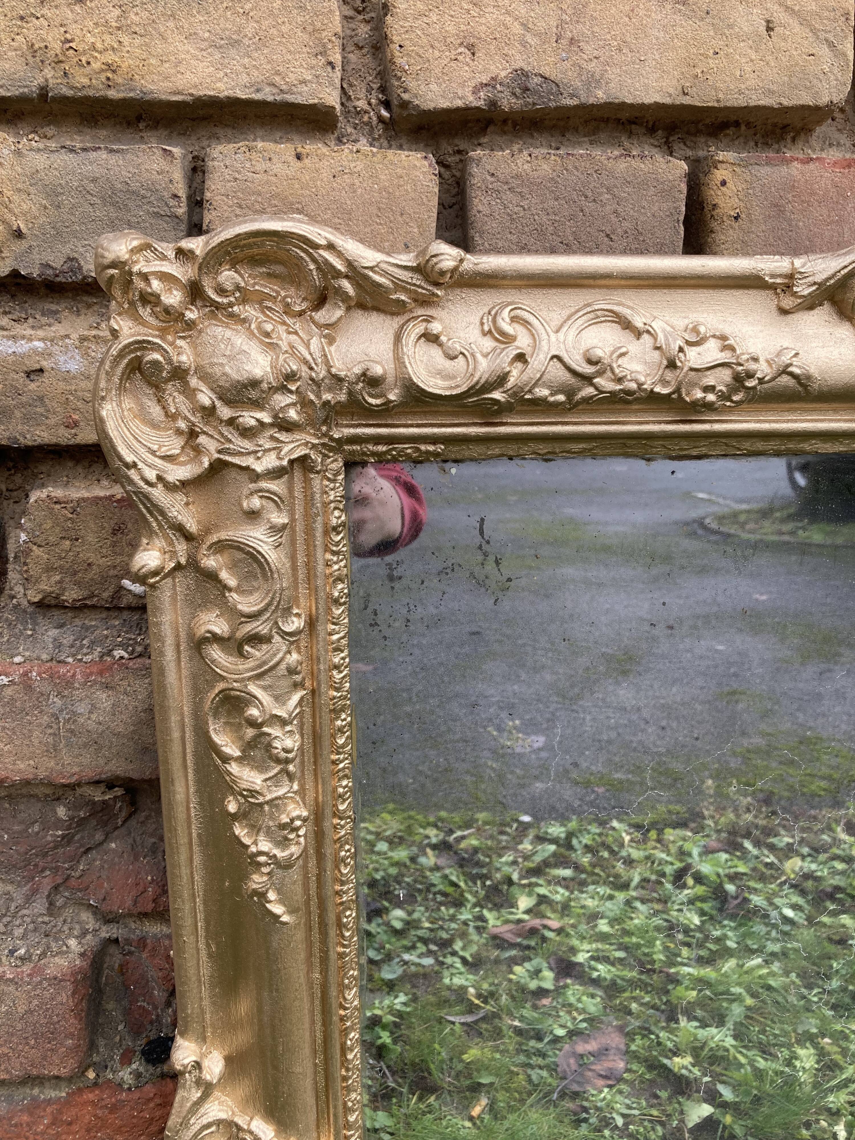Old mirror Louis XV style 86x69cm