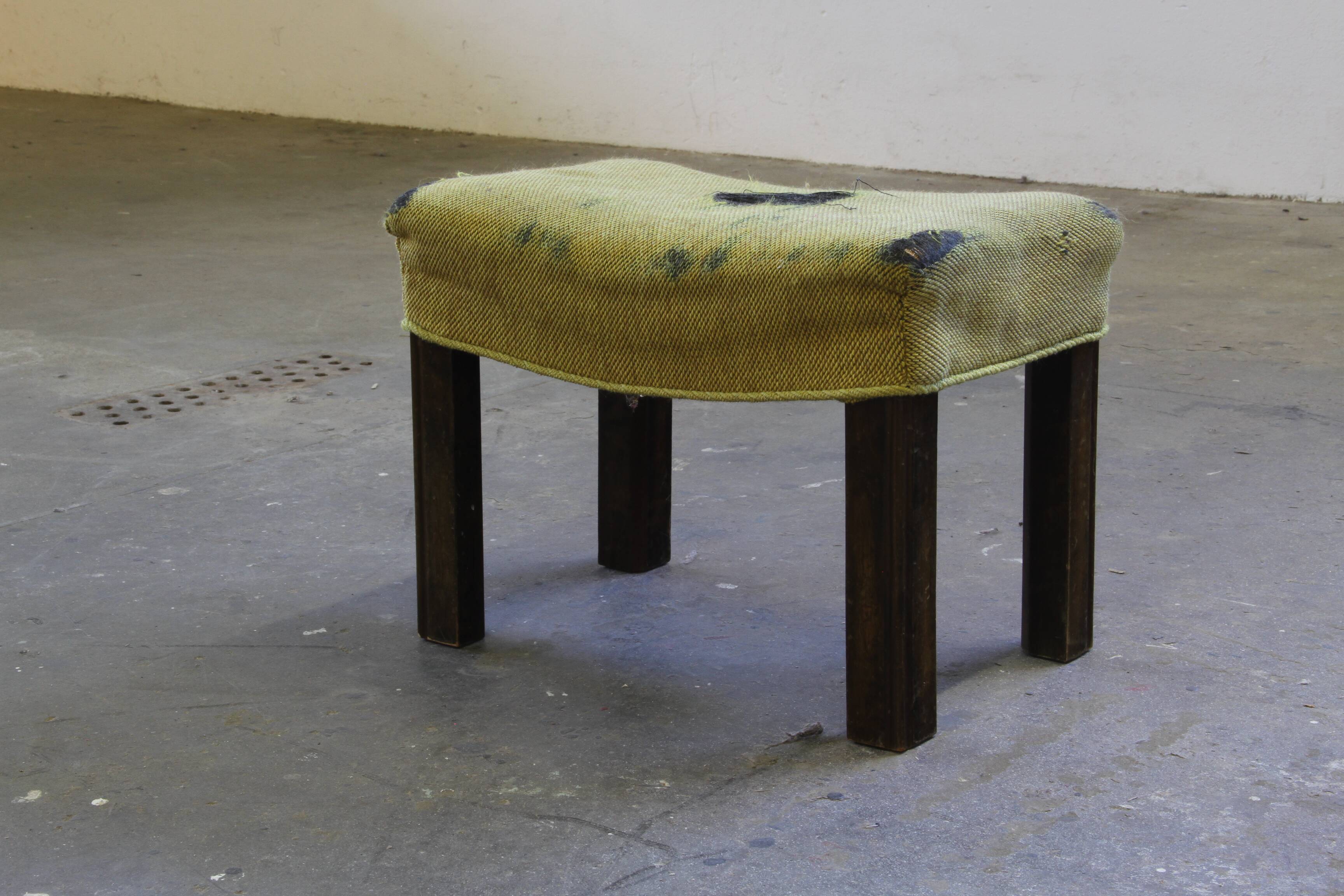 Vintage iconic large upholstered lounge / easy chair from Denmark 1930s
