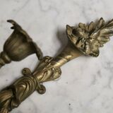 Applique murale en bronze style Louis XVI